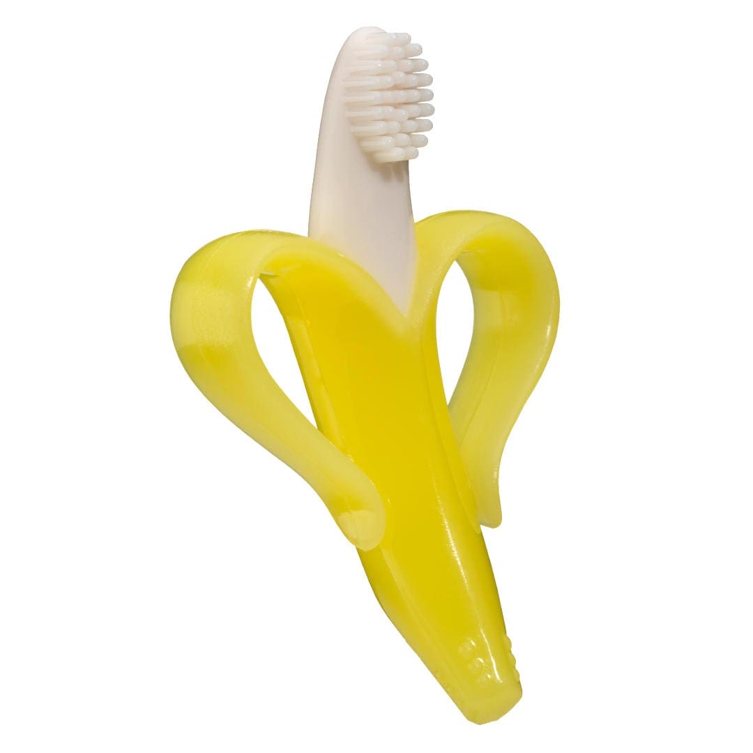 Baby Banana Teething Toothbrush, Training Teether For Infants, Silicone Pain Relief Teether Baby Banana Teething Toothbrush, Training Teether For Infants, Silicone Pain Relief Teether